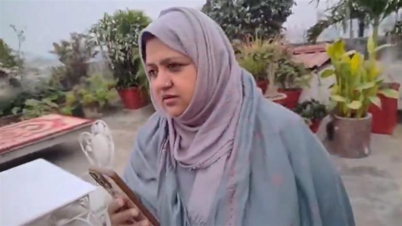 ‘Ghar Ki Baat Ghar Mein Rahe to Achcha Hai’: Sumaiya Rana Refuses To Give Interview to Pakistani Journalist Amid Nitish Kumar Hijab Row (Watch Video)