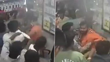 &lsquo;If You Wish Me Merry Christmas, I Will Hammer Nails Into Your Body&rsquo;: Bajrang Dal Worker Brutally Thrashed by Mob Inside His Navi Mumbai Shop After Controversial Post (Watch Video)