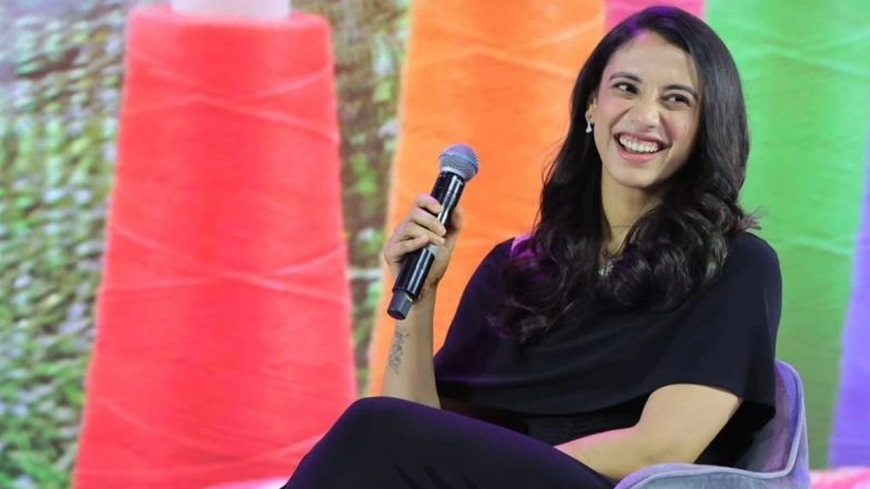 ‘I Don’t Love Anything More Than Cricket’: Smriti Mandhana Makes First Public Appearance Since Calling Off Wedding With Palash Muchhal, Cricketer Shares What Keeps Her Motivated (Watch Video)