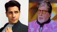 &lsquo;Kaun Banega Crorepati 17&rsquo;: Sidharth Malhotra Surprises Fan on Amitabh Bachchan&rsquo;s &lsquo;KBC&rsquo;, Contestant&rsquo;s Wish To Marry &lsquo;A Guy Like Him&rsquo; Leads to a Sweet Video Call Moment