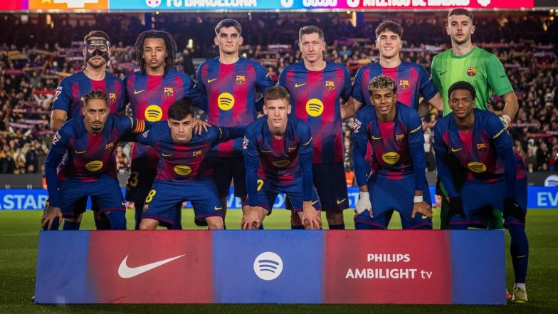 How To Watch Real Betis vs Barcelona La Liga 2025-26 Free Live Streaming Online? Get Live Telecast Details of Spanish Football Match With Time in IST