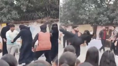Uttar Pradesh: Men Dance in Burqas to Dhurandhar Song During School Event in Amroha, Probe Launched As Video Goes Viral
