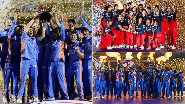 WPL Winners List: Season-by-Season Champions, Most Title Wins in Women&rsquo;s Premier League Ahead of 2026 Edition