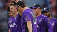 BBL 2025&ndash;26 Live Streaming Online Hobart Hurricanes vs Perth Scorchers: Watch Telecast of Big Bash League T20 Cricket Match on TV and Online