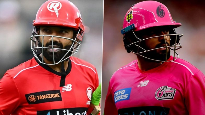 BBL 2025–26 Live Streaming Online Melbourne Renegades vs Sydney Sixers: Watch Telecast of Big Bash League T20 Cricket Match on TV and Online