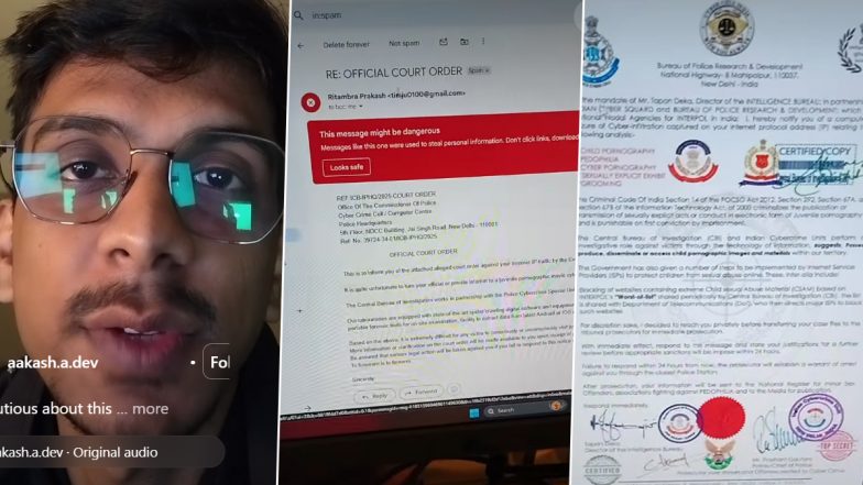 Watching Porn Can Land You in Legal Trouble? Scammers Impersonate CBI, Send Fake Emails Accusing Recipients of Serious Crimes; Check Modus Operandi of New Scam