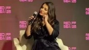 Aishwarya Rai Bachchan Opens Up on Avoiding Social Media Pressure at Red Sea Film Festival 2025; Urges Fans To Choose Real-Life Connections Over Virtual Validation (Watch Video) Aishwarya Rai Bachchan Opens Up on Avoiding Social Media Pressure at Red Sea Film Festival 2025; Urges Fans To Choose Real-Life Connections Over Virtual Validation (Watch Video)