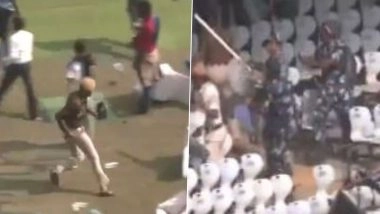 Lionel Messi’s GOAT India Tour: Police Personnel Resort To Mild Force To Disperse Angry Crowd After Chaos Breaks Out During Kolkata Event, CM Mamta Banerjee Orders Probe