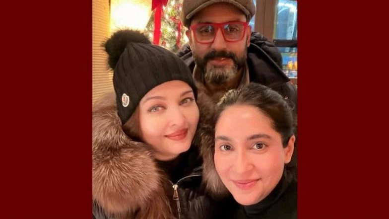 Aishwarya Rai Bachchan and Abhishek Bachchan Pose for Heartfelt Selfie With Fan on Their New Year’s Eve 2025 Vacation in New York (See Pic)