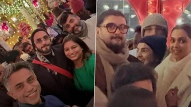 &lsquo;Dhurandhar&rsquo; Star Ranveer Singh and Wife Deepika Padukone Celebrate a Low-Key Christmas in New York, Win Hearts With Fan Moments (View Post)
