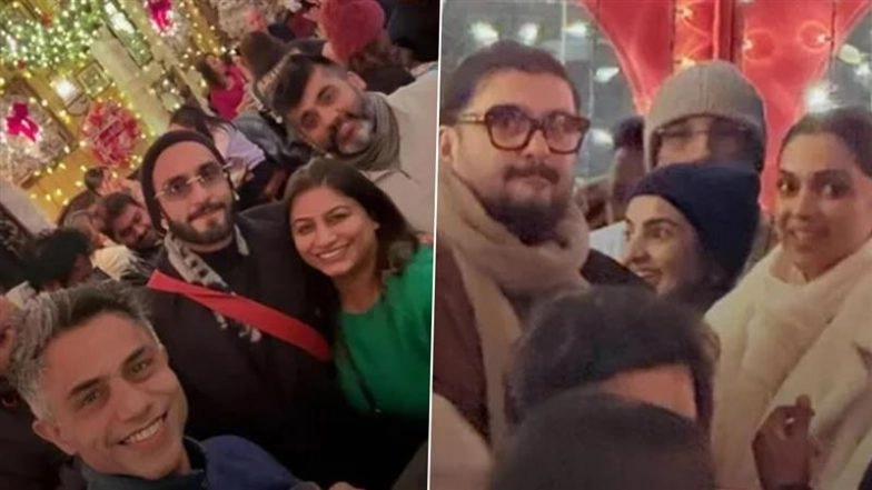 ‘Dhurandhar’ Star Ranveer Singh and Wife Deepika Padukone Celebrate a Low-Key Christmas in New York, Win Hearts With Fan Moments (View Post)
