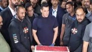 Salman Khan Turns 60: Superstar Shares Birthday Cake With Paps at Panvel Farmhouse Ahead of Private Celebrations (Watch Video)