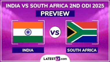 India vs South Africa Free Live Streaming Online, 2nd ODI 2025: How To Watch IND vs SA Cricket Match Live Telecast on TV?