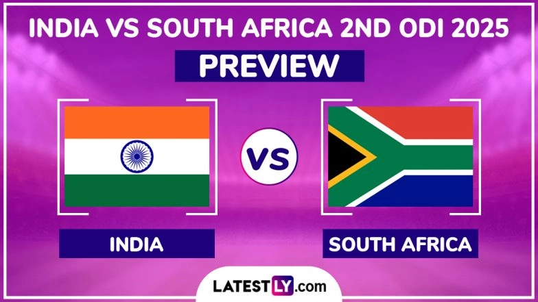 India vs South Africa Free Live Streaming Online, 2nd ODI 2025: How To Watch IND vs SA Cricket Match Live Telecast on TV?