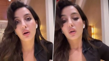 &lsquo;Saw My Life Flash Right in Front of My Eyes&rsquo;: Nora Fatehi Shares Health Update After Scary Car Accident in Mumbai, Actress Reveals Suffering Minor Injuries (Watch Video)