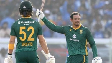 IND vs SA 3rd ODI 2025: Quinton de Kock Becomes 7th SA Batter to Score 13,000 International Runs