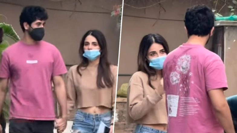 Radhikka Madan Walks Hand-in-Hand With Rumoured Boyfriend Vihaan Samat After Hospital Visit in Mumbai, Actress Heads Off Separately After Spotting Paparazzi (Watch Video)