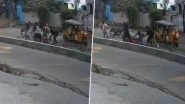 Telangana Horror: Man Brutally Hacked to Death With Knife by 6 Assailants in Broad Daylight After Dropping Daughter at School, Video Surfaces