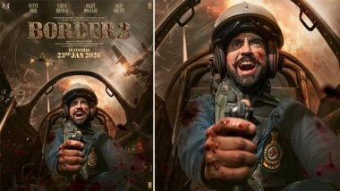 ‘Border 2’: Diljit Dosanjh Is Ready To Take On Enemies As Fierce Fighter Pilot in Powerful FIRST Look From His Upcoming War Drama Co-Starring Sunny Deol and Varun Dhawan (See Pic)