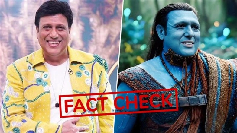 Fact Check: Did Govinda Make a Cameo Appearance in &lsquo;Avatar: Fire and Ash&rsquo;? Here&rsquo;s the Truth Behind Viral AI-Generated Videos of Bollywood Actor As Blue Humanoid That Left Netizens Confused
