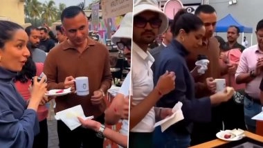 Shraddha Kapoor’s Adorable Moment With Rumoured Boyfriend Rahul Mody at Mumbai Coffee Festival Goes Viral; Fans Can’t Get Enough of Their Chemistry (Watch Video)
