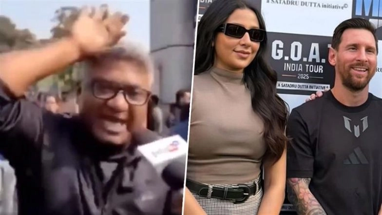 Fan's Angry Rant On Seeing Subhashree Ganguly Hound Limelight Off Lionel Messi During GOAT India Tour Kolkata Leg Goes Viral (Watch Video)