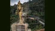 Lord Vishnu Statue Destroyed at Cambodia: India Reacts Strongly As Hindu Deity Statue Gets Demolished at Thailand-Cambodia Border