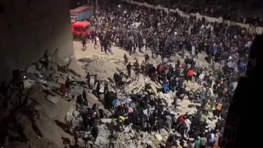 Morocco Building Collapse: 19 Dead After 2 Adjacent 4-Storey Buildings Collapse in Fes City, Videos of Debris Surface
