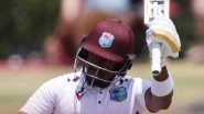 NZ vs WI 3rd Test 2025: Kavem Hodge&rsquo;s Unbeaten Hundred Leads West Indies&rsquo; Fightback on Day 3