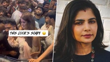 &lsquo;Pack of Men Behaving Worse Than Hyenas&rsquo;: Nidhhi Agerwal Manhandled at Prabhas Starrer &lsquo;The Raja Saab&rsquo; Song Launch Event in Hyderabad, Chinmayi Sripada Reacts (Watch Video)