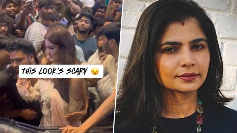 ‘Pack of Men Behaving Worse Than Hyenas’: Nidhhi Agerwal Manhandled at Prabhas Starrer ‘The Raja Saab’ Song Launch Event in Hyderabad, Chinmayi Sripada Reacts (Watch Video)