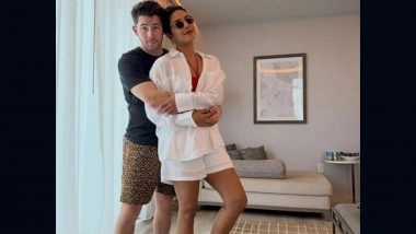 Priyanka Chopra and Nick Jonas Celebrate 7th Wedding Anniversary With Heartfelt Posts; Actress Calls Him ‘What Dreams Are Made Of’ As Nick Shares Romantic Beach Photo (View Post)