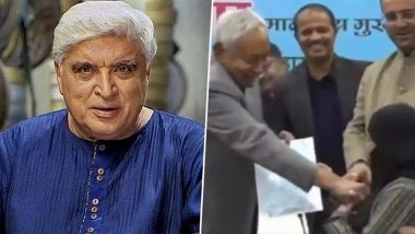&lsquo;Any Stretch of Imagination I Can&rsquo;t Accept&hellip;&rsquo;: Javed Akhtar Condemns Bihar CM Nitish Kumar for Pulling Hijab of Newly Appointed AYUSH Doctor, Demands Apology (View Post)