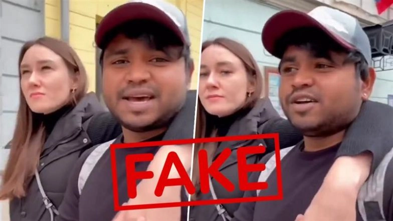 Did an Indian Man Invite Men to Russia Claiming Russian Girls Want Husbands? Viral Video Subtitles About War Widows Are Fake