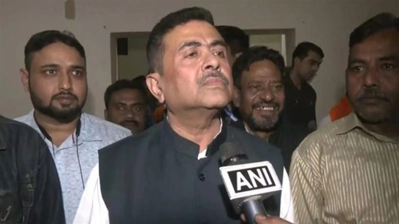 Suvendu Adhikari Moves Calcutta High Court Over Security Lapses After Protesters Allegedly Hurl Shoes at Him During CEO Office Visit