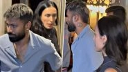 Hardik Pandya Wins Hearts With Calm Response to Fan&rsquo;s &lsquo;Bhaad Mein Jao&rsquo; Insult After Dinner Date with Girlfriend Maheika Sharma (Watch Video)