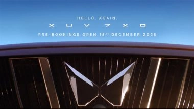 Mahindra SUV 7XO Pre-Bookings Open on December 15; World Premiere on January 6; Check Revealed Specifications and Features in Teaser Videos