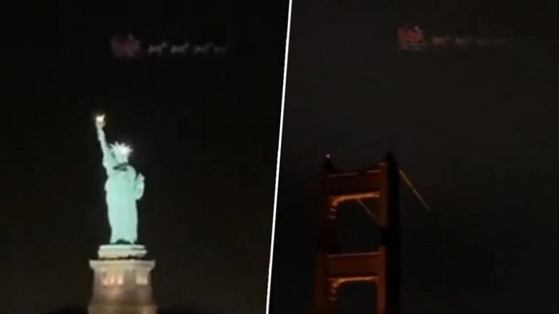 &lsquo;Santa Claus Sightings&rsquo;: Viral Video of Man in Red Sleigh &lsquo;Flying&rsquo; Over US Cities on Christmas 2025 Real or Fake? History and Origins Explained