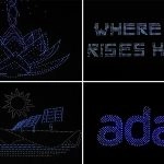 Navi Mumbai International Airport Operational Launch: Grand Drone Show, Featuring Over 1,500 Drones, Lights Up Sky Ahead of NMIA Launch (See Pics and Video)