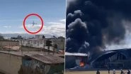 Mexico Plane Crash: Private Plane Crashes Near Toluca Airport, Killing Everyone on Board (Watch Video) Mexico Plane Crash: Private Plane Crashes Near Toluca Airport, Killing Everyone on Board (Watch Video)