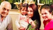 Aishwarya Rai Bachchan Shares Unseen Pic of Aaradhya With Grandparents on Their Anniversary, Pens Emotional Note and Remembers Late Father Krishnaraj Rai (View Post)
