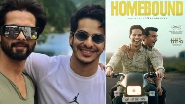 Oscars 2026: Shahid Kapoor Beams With Pride as Brother Ishaan Khatter&rsquo;s &lsquo;Homebound&rsquo; Gets Shortlisted for Best International Feature Film (View Post)