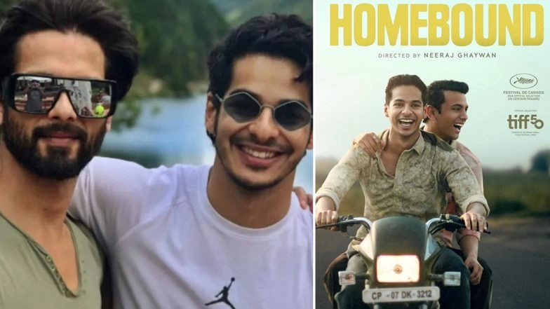 Oscars 2026: Shahid Kapoor Beams With Pride as Brother Ishaan Khatter’s ‘Homebound’ Gets Shortlisted for Best International Feature Film (View Post)