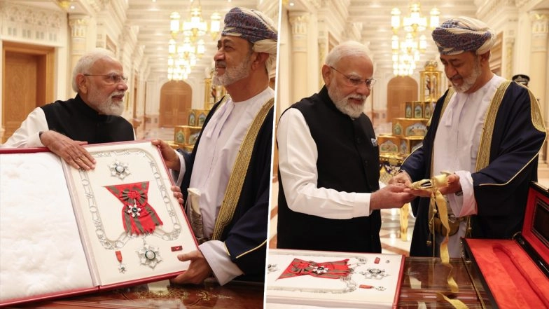 ‘Honour Dedicated to Ancestors Who Travelled From Mandvi to Muscat’: PM Narendra Modi After Receiving ‘Order of Oman’ Award for His Visionary Leadership