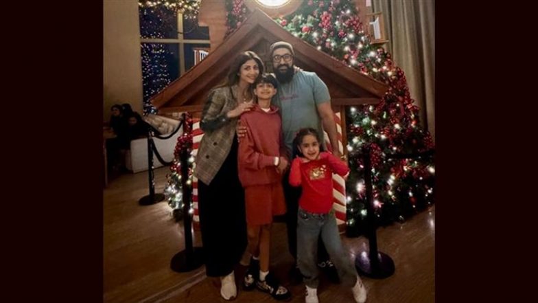 ‘Christmassing’: Shilpa Shetty Celebrates Christmas 2025 With Family, Shares Adorable Festive Glimpses Amid Clarification on Income Tax Verification (View Post)
