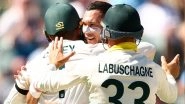 How To Watch AUS vs ENG Ashes 2025-26 3rd Test Day 3 Free Live Streaming Online in India? Get Free Telecast Details of Australia vs England Cricket Match on TV