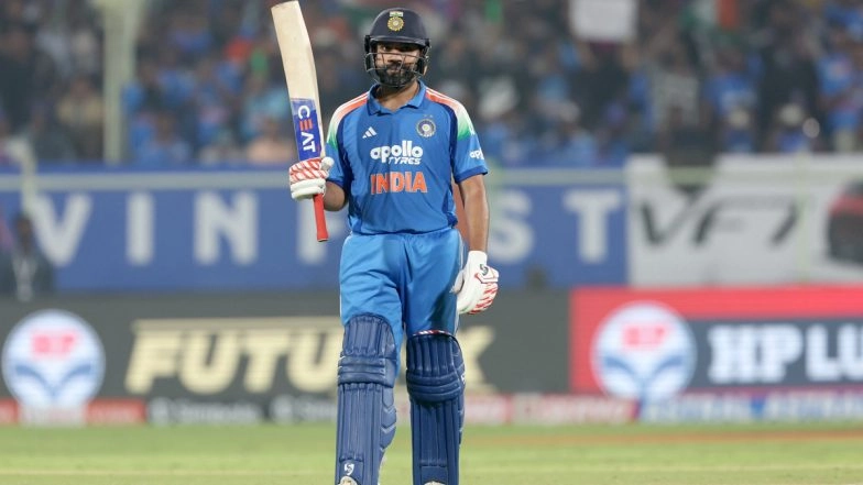 Rohit Sharma Becomes 4th Indian Cricketer to Complete 20,000 International Runs, Achieves Feat During IND vs SA 3rd ODI 2025