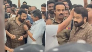 ‘Drishyam 3’: Mohanlal Wraps Shooting for Upcoming Instalment of Jeethu Joseph’s Iconic Crime Thriller Franchise; Cake-Cutting Video From Sets Goes Viral – WATCH