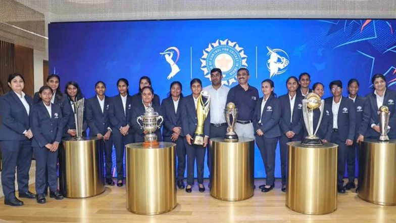 T20 World Cup-Winning Indian Blind Women's Cricket Team Visits BCCI Headquarters