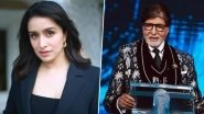 &lsquo;Pehle Aap Mere Saath Coffee Piyo&rsquo;: Shraddha Kapoor Makes Adorable Request to Amitabh Bachchan After Fan Requests for Coffee Date With Her on &lsquo;KBC 17&rsquo;; Actress Calls Big B &lsquo;Best Host in the World&rsquo; (View Post)